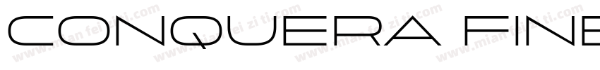 conquera fine字体转换